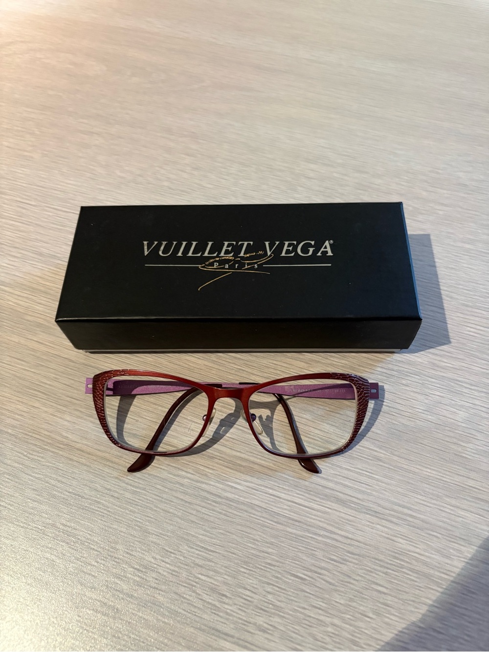Vuillet Vega purple glasses